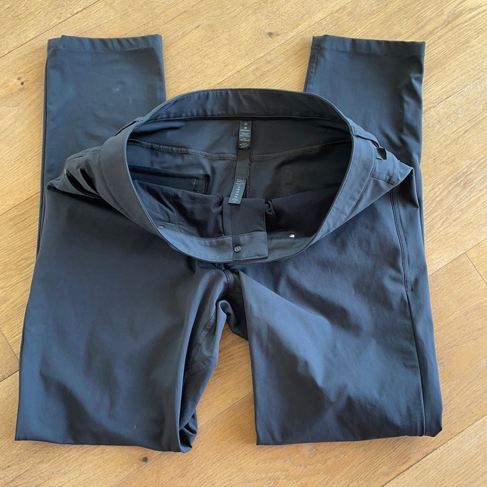 Gray Lululemon ABC Trouser Pant Skinny